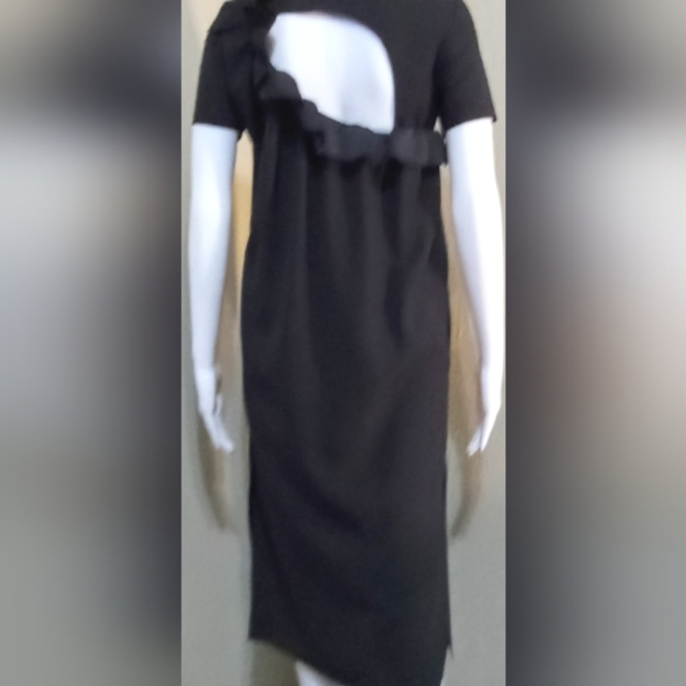 COS S/S Ruffle Back Midi Dress - Picture 4 of 7
